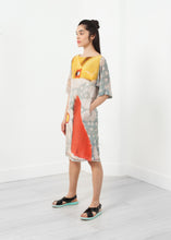 3/4 Sleeve Kimono Dress asdasdasd