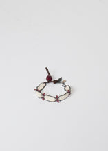 Garnet Bracelet in Frothy Pearl