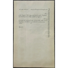 Very Rare Antique 1890s Chattanooga Rome And Southern Railroad Co. Stock Certificate